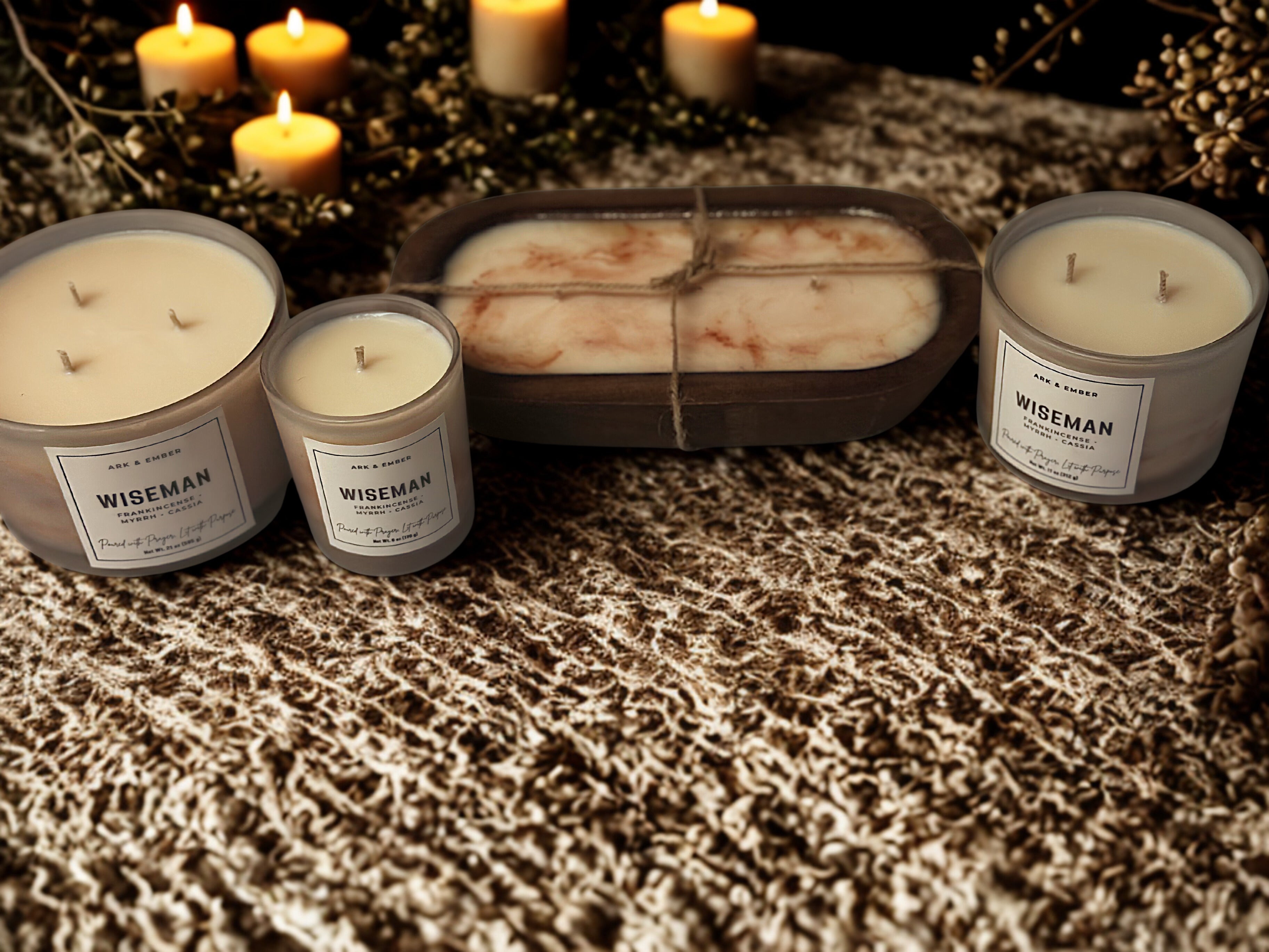 Wiseman Single Wick Candle